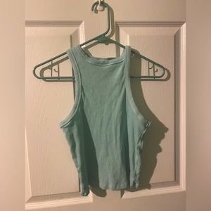 Teal Crop Top